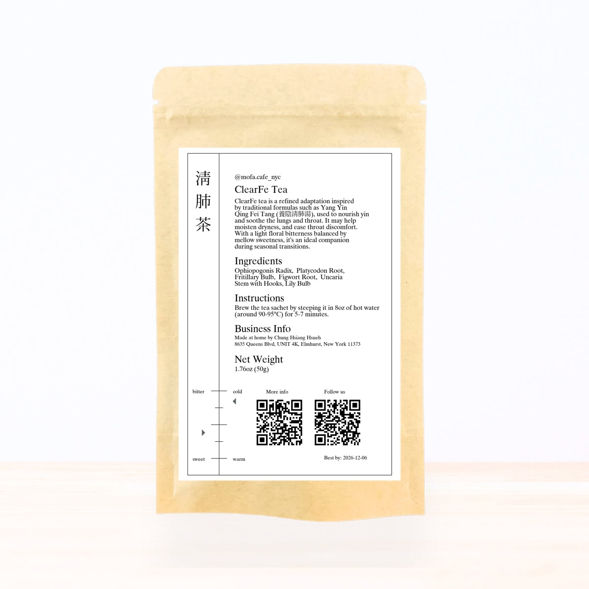 ClearFe Tea (清肺茶)