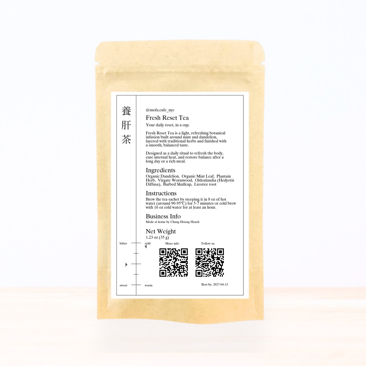 Fresh Reset Tea (養肝茶)