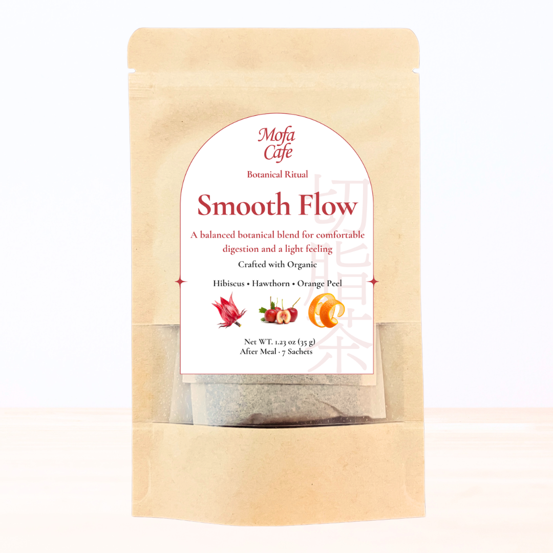 Smooth Flow tea front packaging