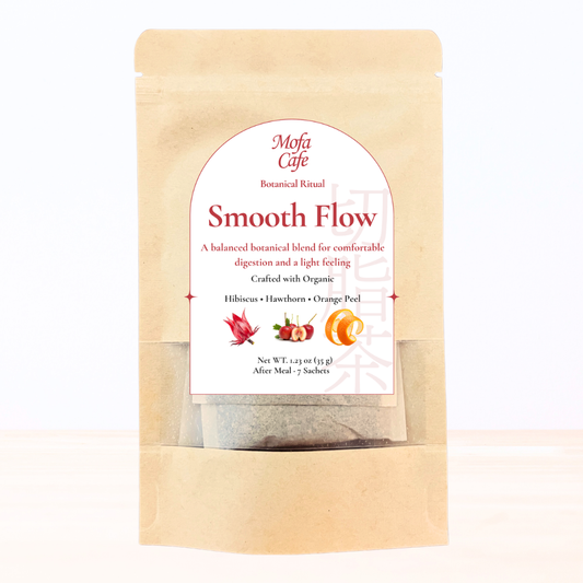 Smooth Flow tea front packaging
